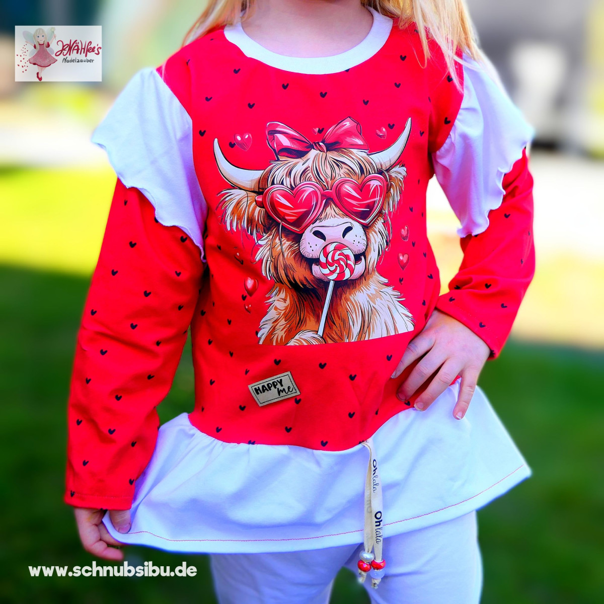 Bügelbild Lollipop-Cow